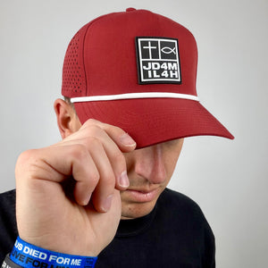 JD4M IL4H Performance Rope Hat-PVC Patch (5 Color Options)