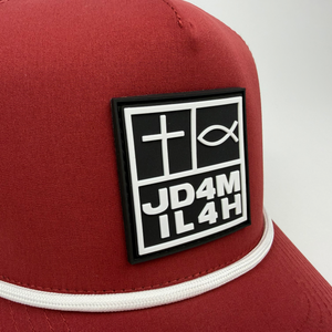JD4M IL4H Performance Rope Hat-PVC Patch (5 Color Options)