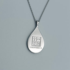 Women’s Teardrop JD4M IL4H Pendant & Chain (**PRE-ORDER: SHIPS MID/END OF FEBRUARY**)