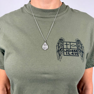 Women’s Teardrop JD4M IL4H Pendant & Chain (**PRE-ORDER: SHIPS MID/END OF FEBRUARY**)