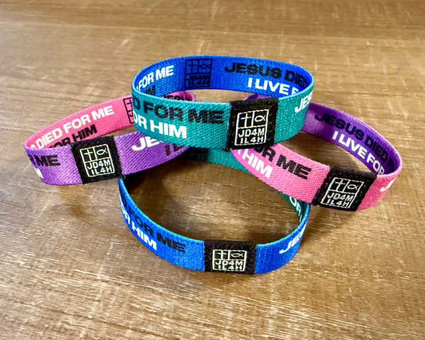 Elastic Wristbands Reversible - JD4M IL4H (2 Color Options)