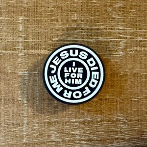 Jesus Died For Me (Circle) Shoe Charm