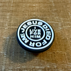 Jesus Died For Me (Circle) Shoe Charm