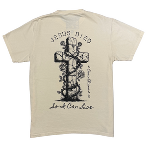 Jesus Died So I Can Live (Cross) Unisex T-Shirt